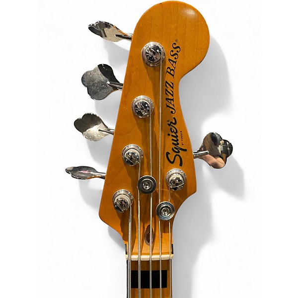 Used Squier Vintage Modified Jazz Bass V Natural Electric Bass Guitar