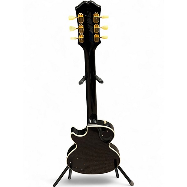 Used Epiphone LES PAUL CUSTOM P90 Ebony Solid Body Electric Guitar