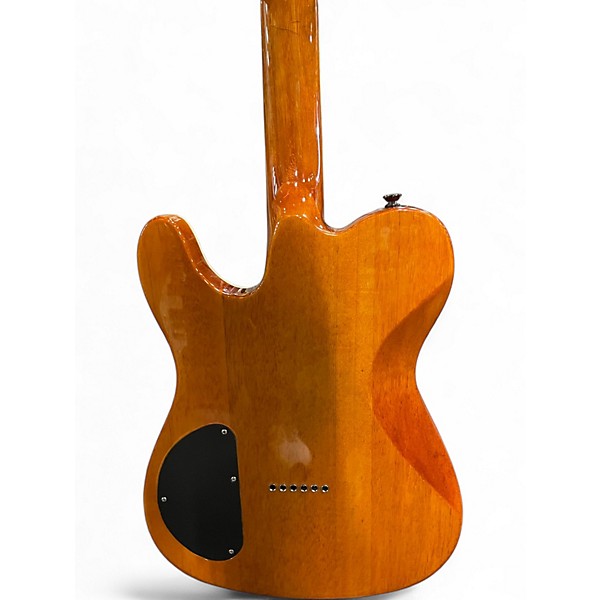 Used Fender Special Edition Custom Telecaster FMT HH Amber Solid Body Electric Guitar