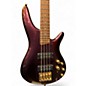 Used Ibanez SR300EDX Rose Gold Chameleon Electric Bass Guitar