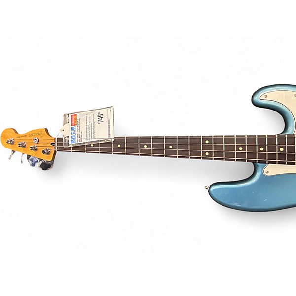 Used G&L Tribute SB2 Sonic Blue Electric Bass Guitar