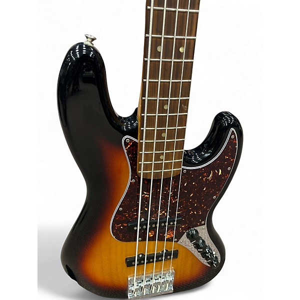 Used Fender Player Plus Jazz Bass V 3 Tone Sunburst Electric Bass Guitar