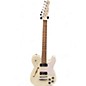 Used Fender JA90 Jim Adkins Thinline Telecaster Arctic White Hollow Body Electric Guitar thumbnail