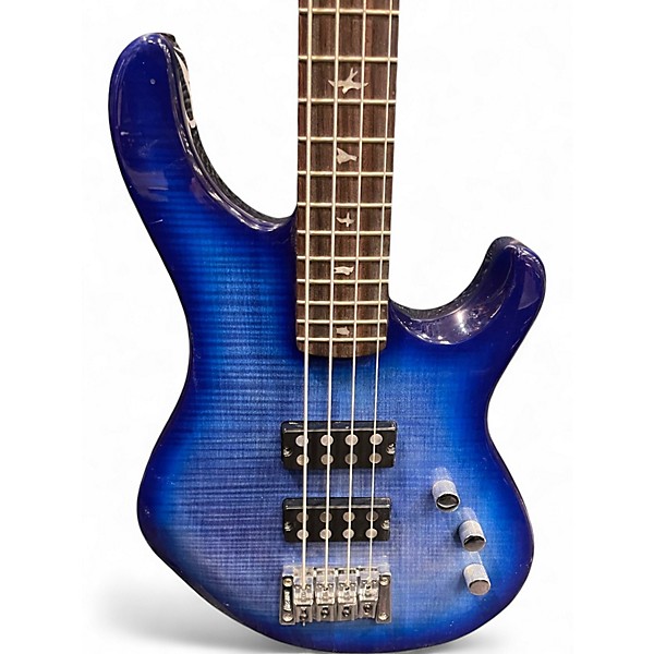 Used PRS Kingfisher SE Faded Blue Wrap Around Burst Electric Bass Guitar