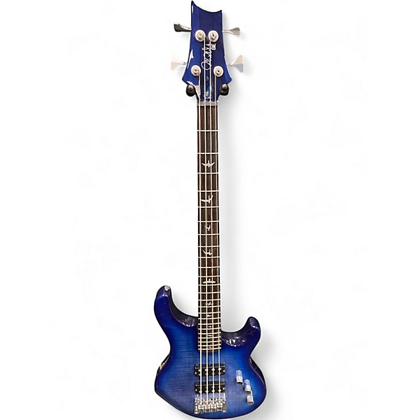 Used PRS Kingfisher SE Faded Blue Wrap Around Burst Electric Bass Guitar