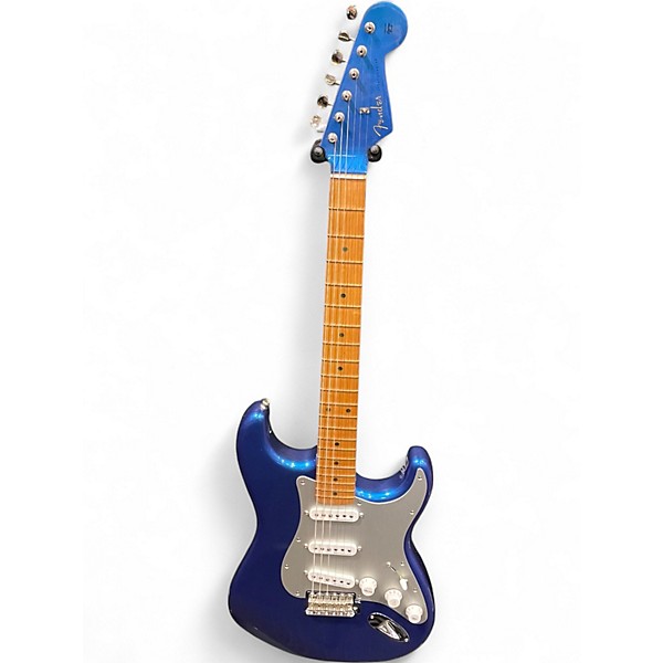 Used Fender H.E.R. Stratocaster Marlin Blue Solid Body Electric Guitar