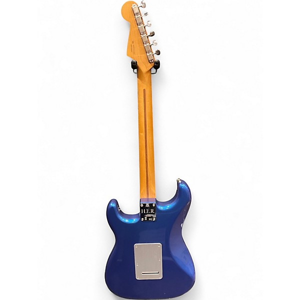 Used Fender H.E.R. Stratocaster Marlin Blue Solid Body Electric Guitar