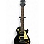 Used Epiphone Les Paul Standard Black and White Solid Body Electric Guitar thumbnail