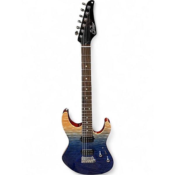 Used Suhr MODERN SET NECK TEAL FADE Solid Body Electric Guitar