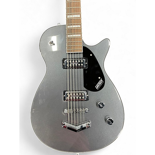 Used Gretsch Guitars G5260 Stoptail Baritone Jade Grey Metallic Solid Body Electric Guitar