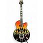Used Epiphone Flamekat Ebony with Flame Graphic Hollow Body Electric Guitar thumbnail