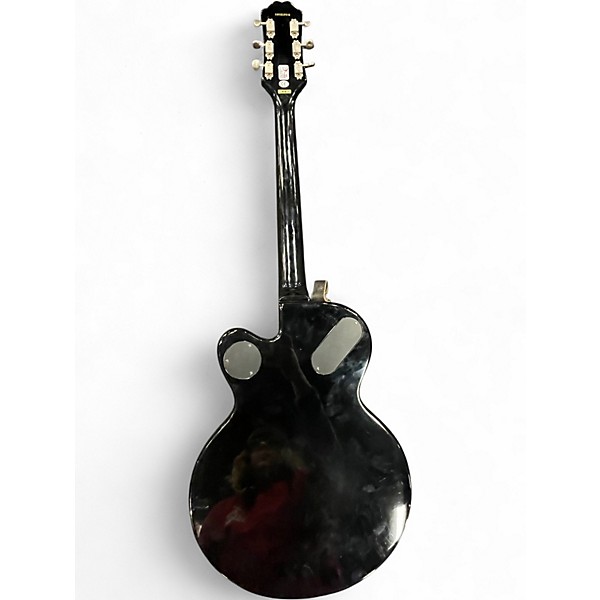 Used Epiphone Flamekat Ebony with Flame Graphic Hollow Body Electric Guitar