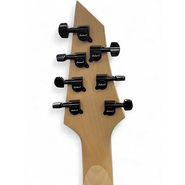 Used Jackson JS22-7 Dinky 7 String Black Solid Body Electric Guitar