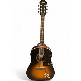 Used Epiphone AJ200S 2 Tone Sunburst Acoustic Guitar