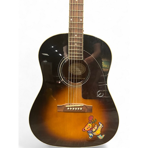 Used Epiphone AJ200S 2 Tone Sunburst Acoustic Guitar