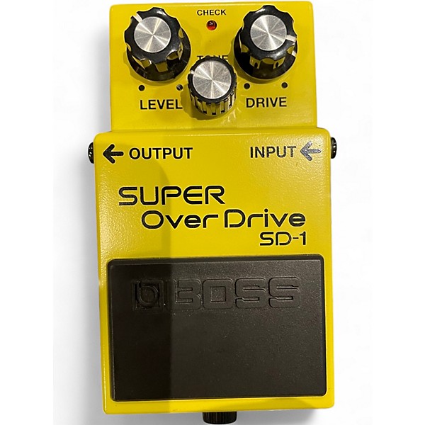 Used BOSS SD1 Super Overdrive Effect Pedal