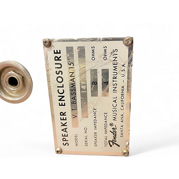 Vintage 1969 Fender Fender Bassman Cab Guitar Cabinet