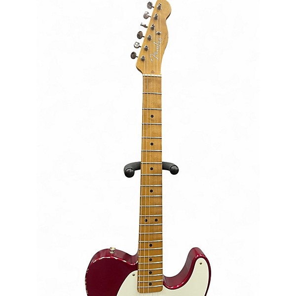 Used Fender Vintera 60s Telecaster Road Worn Metallic Red Solid Body Electric Guitar