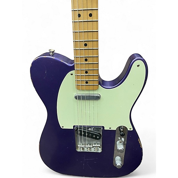 Used Fender Vintera 60s Telecaster Road Worn METALLIC PURPLE Solid Body Electric Guitar