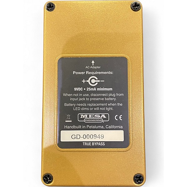 Used MESA/Boogie Gold Mine Effect Pedal