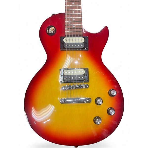 Used Epiphone Les Paul 100 Bolt On Cherry Sunburst Solid Body Electric Guitar