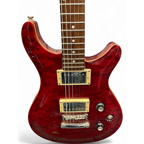 Used Austin AU792 Cherry Solid Body Electric Guitar