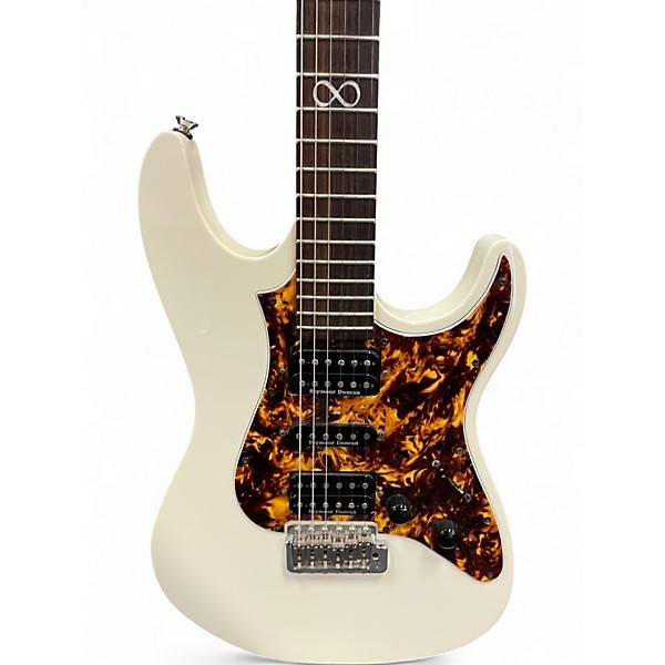 Used Chapman CAP 10 Pearl White Solid Body Electric Guitar