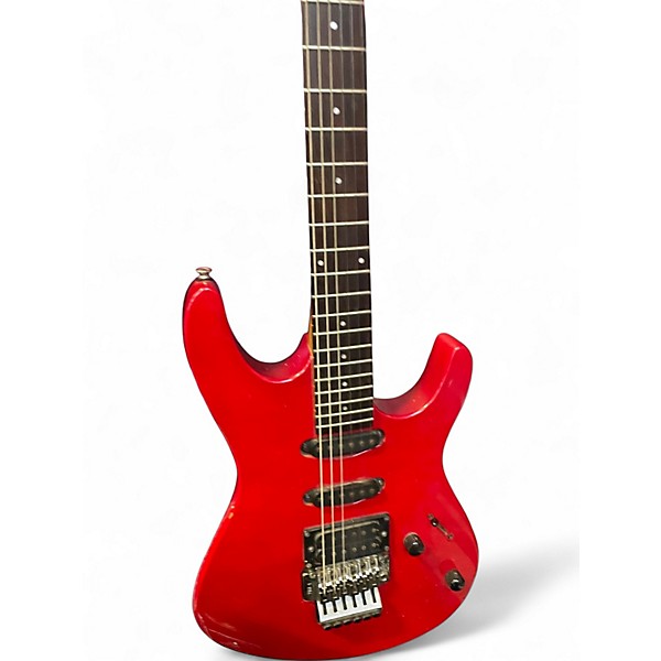 Used Ibanez RG340 Candy Apple Red Solid Body Electric Guitar