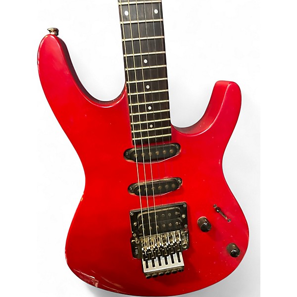 Used Ibanez RG340 Candy Apple Red Solid Body Electric Guitar