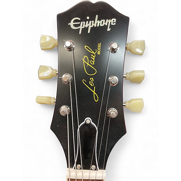 Used Epiphone Inspired by Gibson Custom 1959 Les Paul Standard Tobacco Solid Body Electric Guitar