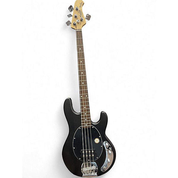 Used Sterling by Music Man Ray4 Trans Black Electric Bass Guitar