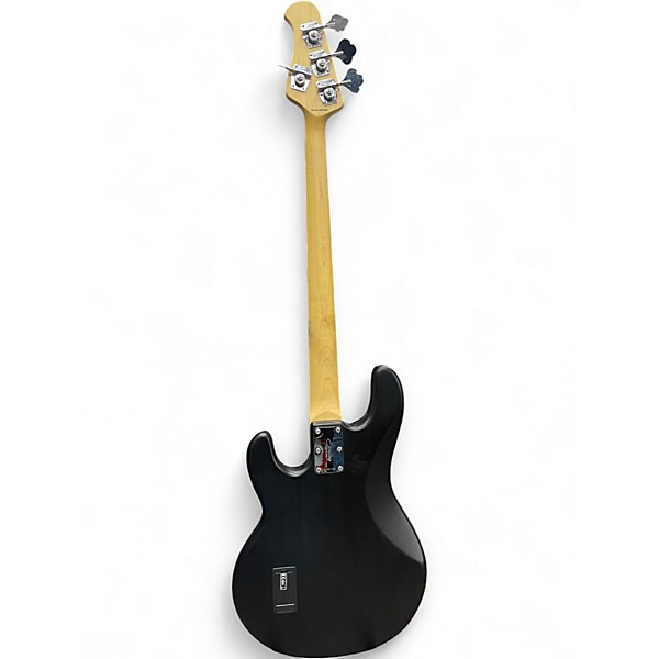 Used Sterling by Music Man Ray4 Trans Black Electric Bass Guitar