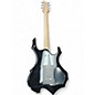 Used Glarry Burning Fire Black Solid Body Electric Guitar