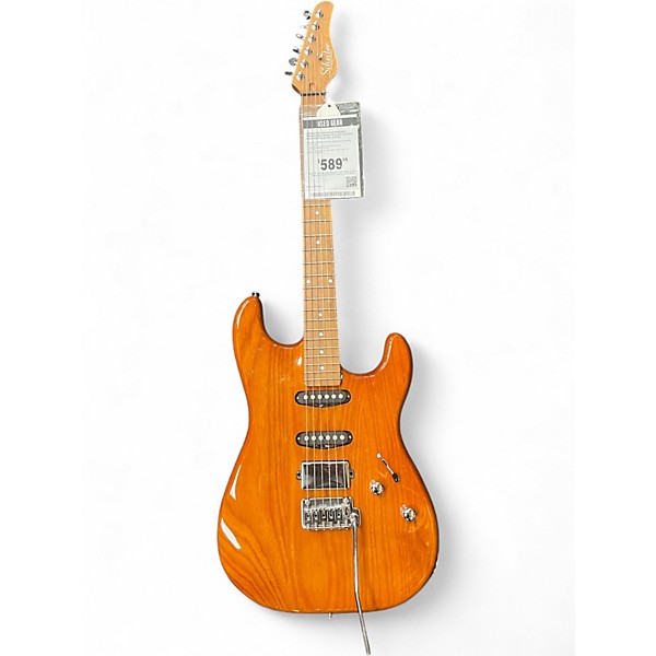 Used Schecter Guitar Research Traditional Van Nuys Gloss Natural Solid Body Electric Guitar