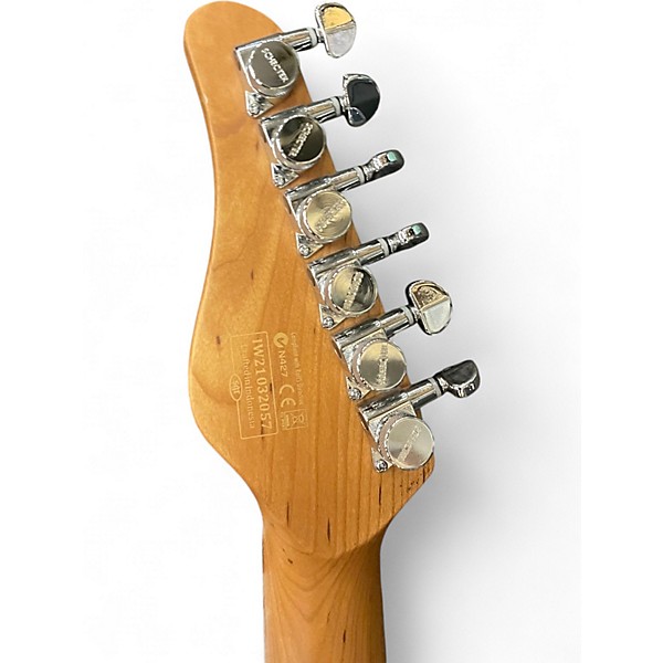 Used Schecter Guitar Research Traditional Van Nuys Gloss Natural Solid Body Electric Guitar