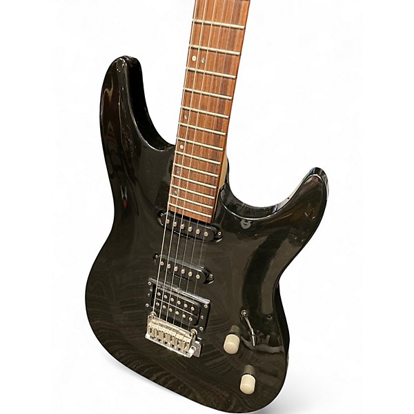 Used Laguna LE222 Black Solid Body Electric Guitar