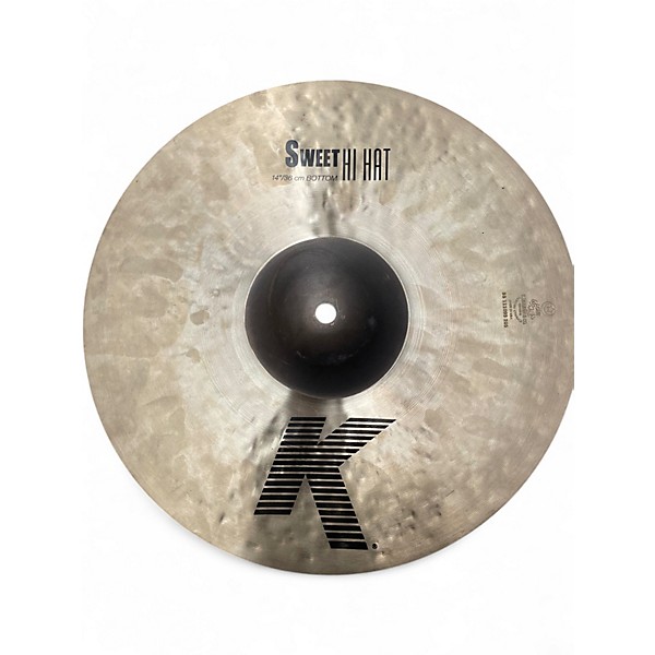 Used Zildjian 14in K Sweet Hi-Hat Pair Cymbal