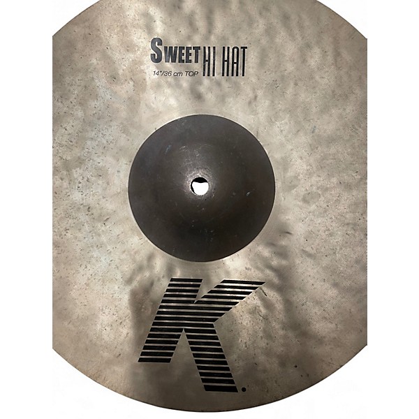 Used Zildjian 14in K Sweet Hi-Hat Pair Cymbal