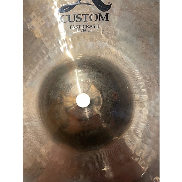 Used Zildjian 14in A Custom Fast Crash Cymbal