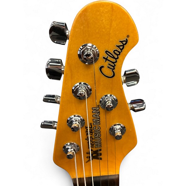 Used 2016 Ernie Ball Music Man Cutlass Honey Blonde Solid Body Electric Guitar