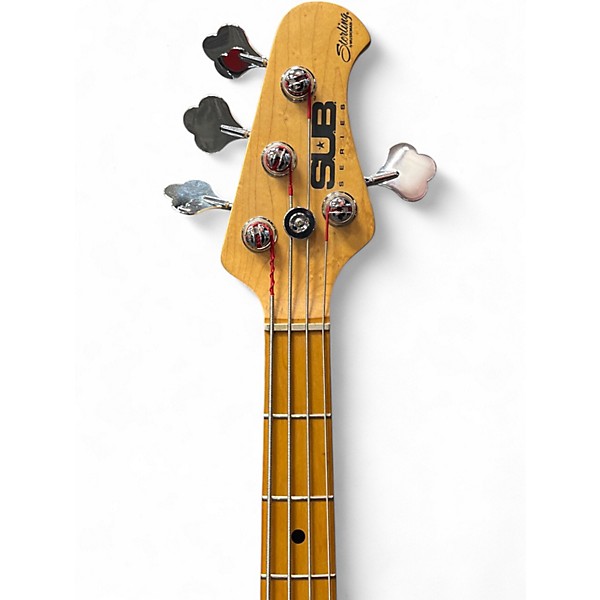Used Sterling by Music Man Sub 4 Black Electric Bass Guitar