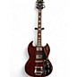 Used 1972 Gibson SG Deluxe Cherry Solid Body Electric Guitar thumbnail