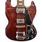 Used 1972 Gibson SG Deluxe Cherry Solid Body Electric Guitar