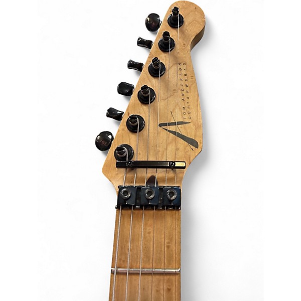 Used Tom Anderson GRAND AM LAM Purple Solid Body Electric Guitar