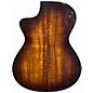Used Taylor 222 CE K DLX 2 Tone Sunburst Acoustic Electric Guitar