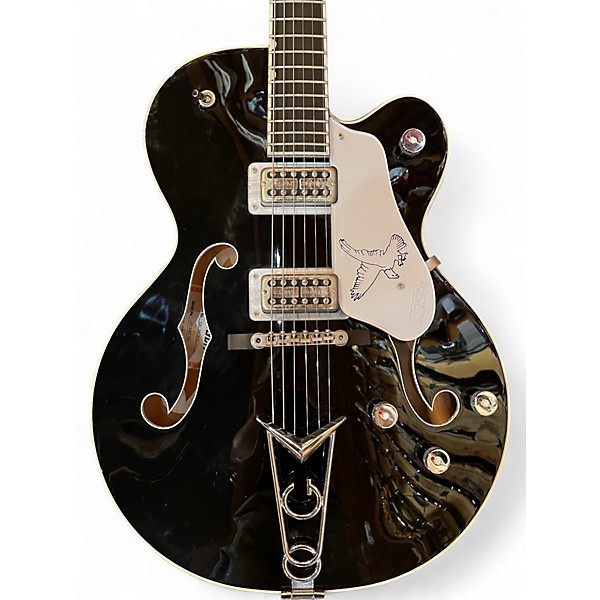 Used 2013 Gretsch Guitars G6139CBSL Black Hollow Body Electric Guitar