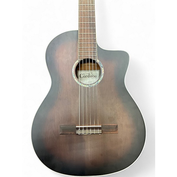 Used 2025 Cordoba C4 CE 2 Color Sunburst Classical Acoustic Guitar