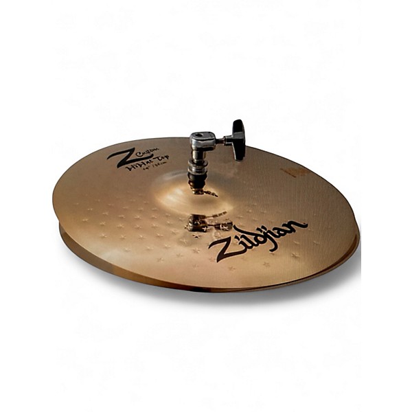 Used Zildjian 14in Z Custom Hi Hat Pair Cymbal