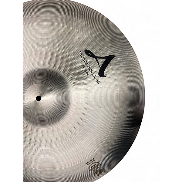 Used Zildjian 20in A Series Medium Thin Crash Cymbal