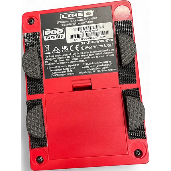 Used Line 6 Pocket Pod Express Amp Modeler Effect Processor